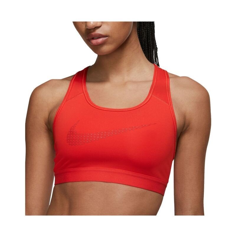 Sportinė liemenėlė moterims Nike Dri-FIT Swoosh Icon Clash W DD1141 673, raudona kaina ir informacija | Liemenėlės | pigu.lt