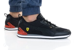 Кеды спортивные мужские Puma Ferrari Track Racer 30685801, чёрные цена и информация | Кроссовки для мужчин | pigu.lt