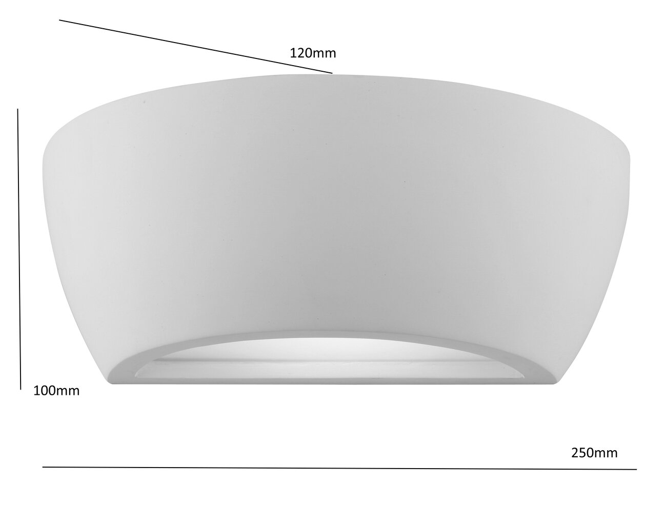 Dažomas sieninis šviestuvas G.LUX WL358 kaina ir informacija | Sieniniai šviestuvai | pigu.lt