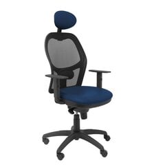 Ofiso kėdė su atrama galvai Jorquera malla Piqueras y Crespo NSPAZMC, mėlyna kaina ir informacija | Biuro kėdės | pigu.lt