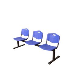 Скамья ожидания Pozohondo Piqueras y Crespo B3PIAZ, синяя цена и информация | Офисные кресла | pigu.lt