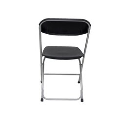 Sulankstomau 5 -ių kėdžių komplektas Viveros Piqueras y Crespo, juodas kaina ir informacija | Biuro kėdės | pigu.lt