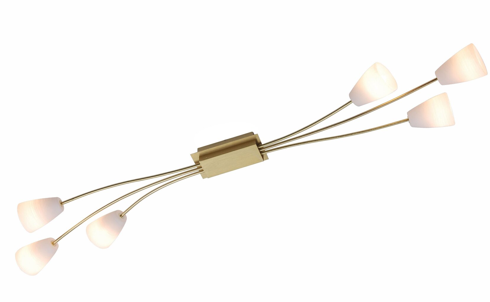 Lubinis šviestuvas G.LUX CIVIC-6 matinio aukso kaina ir informacija | Lubiniai šviestuvai | pigu.lt