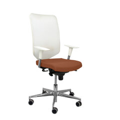 Кожаное офисное кресло, коричневое. цена и информация | Офисные кресла | pigu.lt