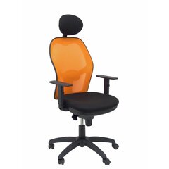 Ofiso kėdė su atrama galvai Jorquera Piqueras y Crespo ALI840C, juoda kaina ir informacija | Biuro kėdės | pigu.lt