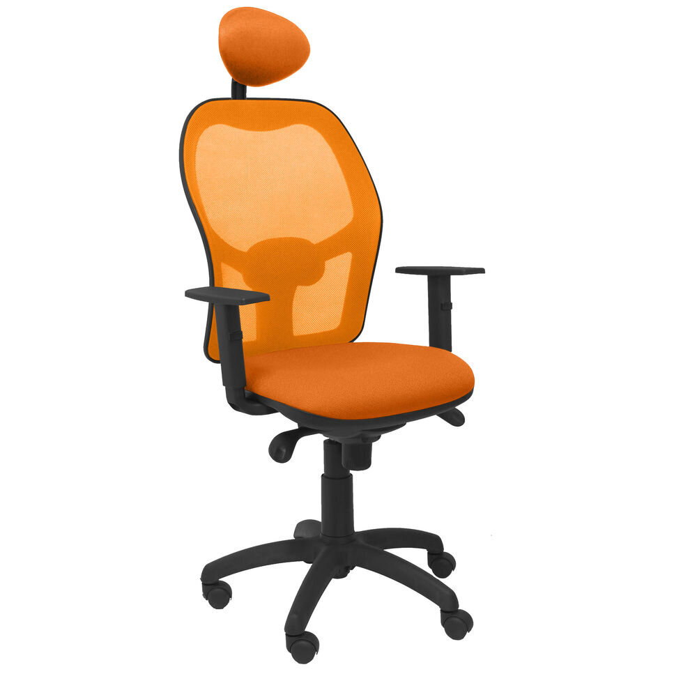 Ofiso kėdė su atrama galvai Jorquera Piqueras y Crespo ALI308C, oranžinė цена и информация | Biuro kėdės | pigu.lt