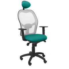 Ofiso kėdė su atrama galvai Jorquera Piqueras y Crespo BALI39C, šviesiai žalia kaina ir informacija | Biuro kėdės | pigu.lt