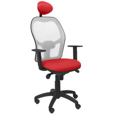 Ofiso kėdė su atrama galvai Jorquera Piqueras y Crespo ALI350C, raudona kaina ir informacija | Biuro kėdės | pigu.lt