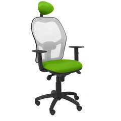 Ofiso kėdė su atrama galvai Jorquera Piqueras y Crespo BALI22C, žalia kaina ir informacija | Biuro kėdės | pigu.lt