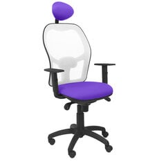 Ofiso kėdė su atrama galvai Jorquera Piqueras y Crespo BALI82C, alyvinė kaina ir informacija | Biuro kėdės | pigu.lt