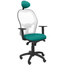 Ofiso kėdė su atrama galvai Jorquera Piqueras y Crespo BALI39C, šviesiai žalia kaina ir informacija | Biuro kėdės | pigu.lt
