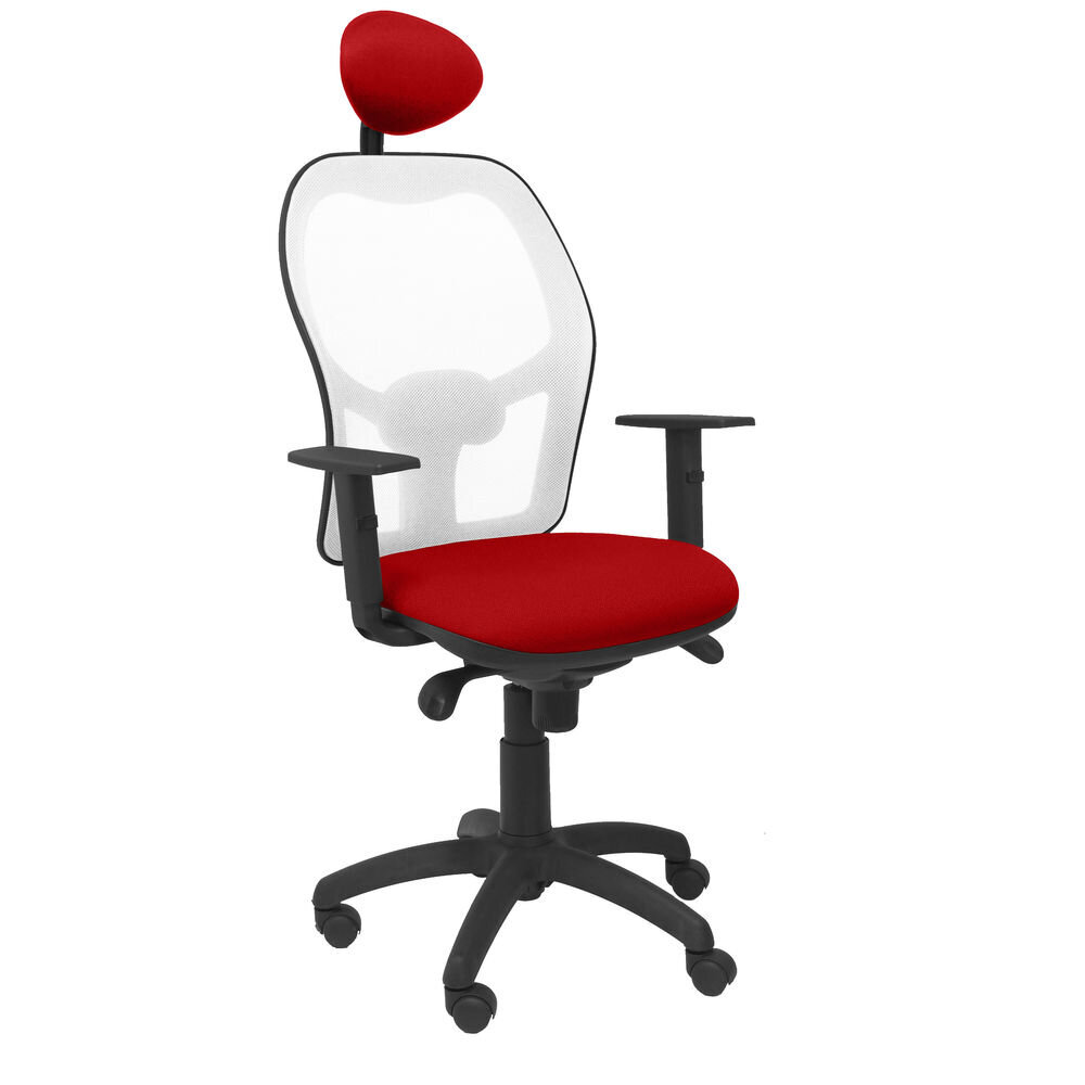 Ofiso kėdė su atrama galvai Jorquera Piqueras y Crespo ALI350C, raudona цена и информация | Biuro kėdės | pigu.lt