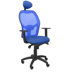 Ofiso kėdė su atrama galvai Jorquera Piqueras y Crespo ALI229C, mėlyna kaina ir informacija | Biuro kėdės | pigu.lt