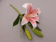 Dirbtinė gėlė Lelijos žiedas ant kotelio kaina ir informacija | Dirbtinės gėlės | pigu.lt