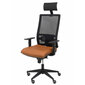 Ofiso kėdė su atrama galvai Horna P&C 10SP363 Ruda kaina ir informacija | Virtuvės ir valgomojo stalai, staliukai | pigu.lt