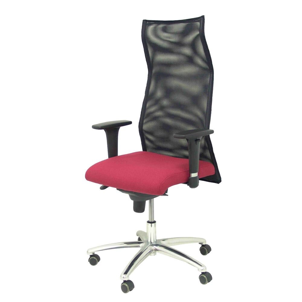Ofiso kėdė Sahuco bali Piqueras y Crespo BALI933, kaštoninė kaina ir informacija | Biuro kėdės | pigu.lt