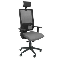 Ofiso kėdė su atrama galvai Horna bali Piqueras y Crespo BALI220, pilka kaina ir informacija | Biuro kėdės | pigu.lt