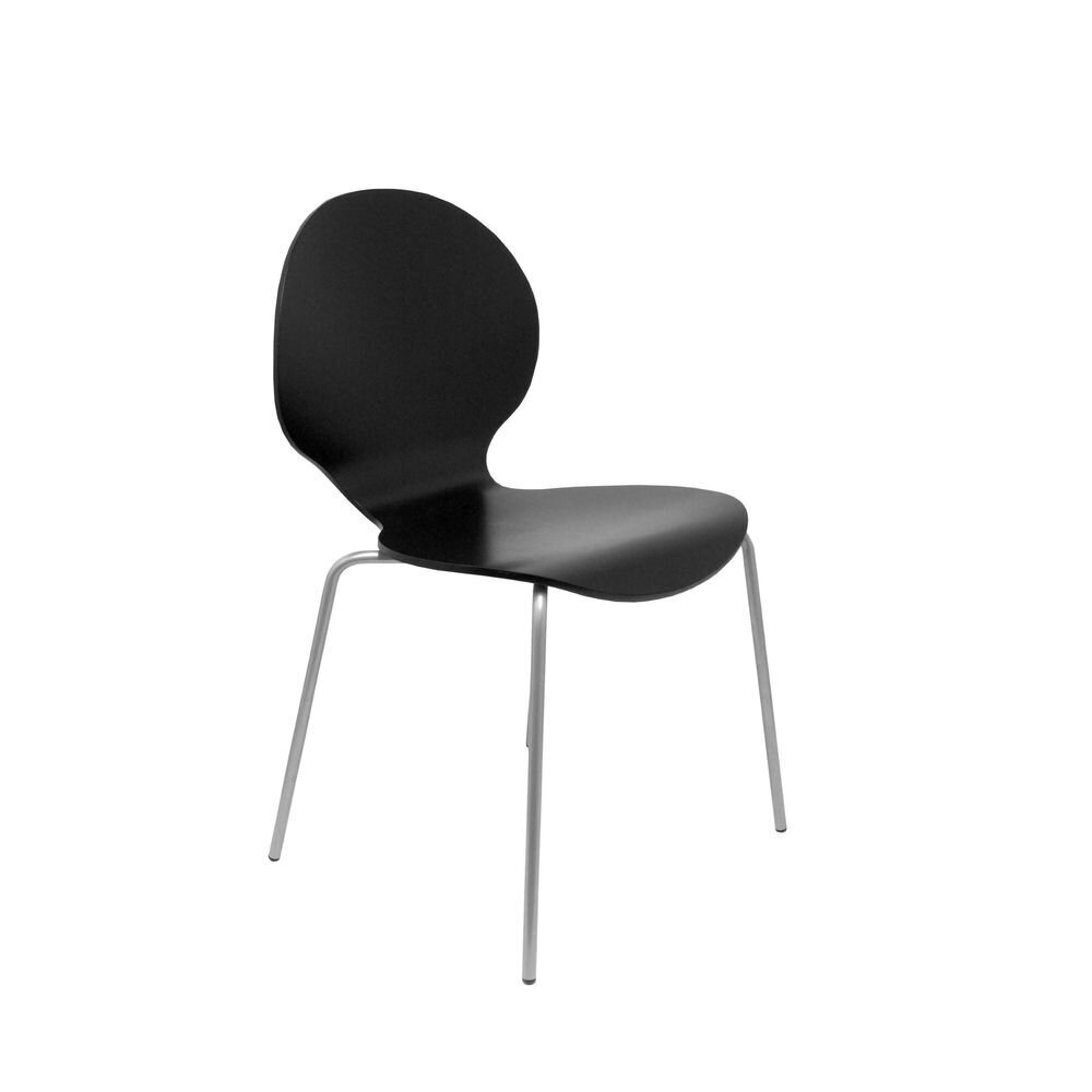 Biuro kėdė, juoda, 4 vnt. цена и информация | Biuro kėdės | pigu.lt