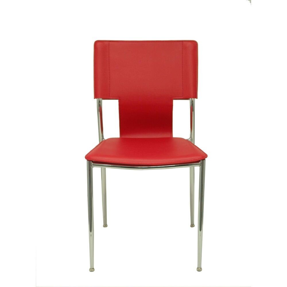 Biuro kėdė, raudona, 4 vnt. kaina ir informacija | Biuro kėdės | pigu.lt