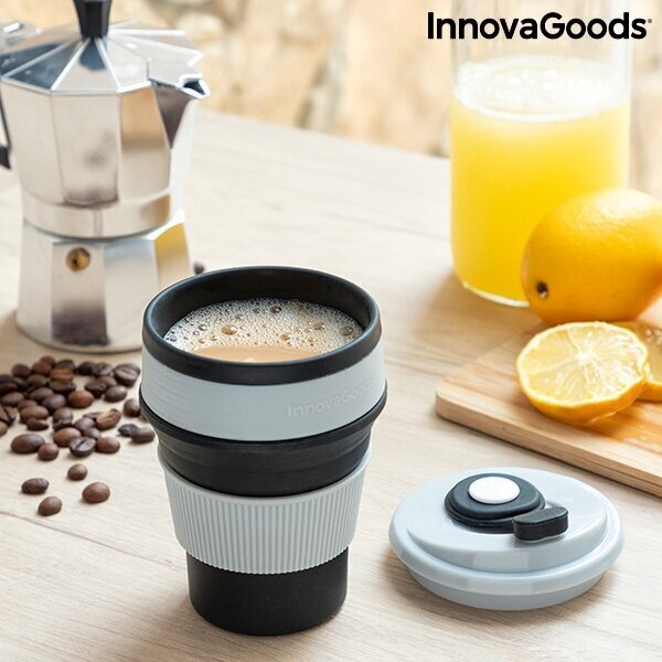 InnovaGoods sulankstomas silikoninis puodelis kaina ir informacija | Taurės, puodeliai, ąsočiai | pigu.lt