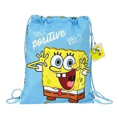 Сумка-рюкзак на веревках Positive Vibes Spongebob цена и информация | Школьные рюкзаки, спортивные сумки | pigu.lt