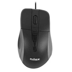 Nilox MOUSB1001, черный цена и информация | Мыши | pigu.lt