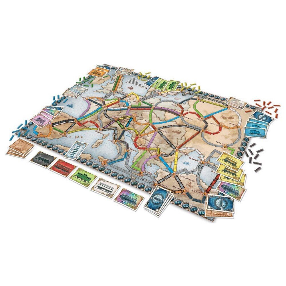 Настольная игра Europa Asmodee Aventureros al Tren!, ES цена | pigu.lt