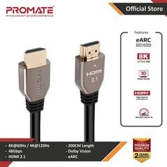 Кабель 3м, ULTRAHD 8K HDR HDMI цена и информация | Кабели и провода | pigu.lt