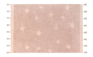 Skalbiamas medvilninis kilimas Hippy Stars Vintage Nude 120x175 cm kaina ir informacija | Kilimai | pigu.lt