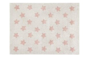 Skalbiamas medvilninis kilimas Stars Natural-Vintage Nude 120x160 cm kaina ir informacija | Kilimai | pigu.lt