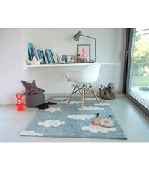 Стираемый хлопковый ковер Clouds Vintage Blue 120x160cм цена и информация | Ковры | pigu.lt