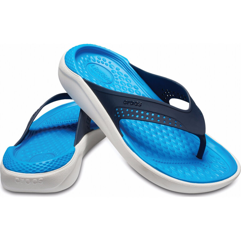 Crocs™ vyriškos šlepetės LiteRide Flip 58147, mėlynos цена и информация | Kedai vyrams | pigu.lt