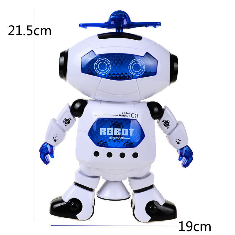 Šokantis robotas su garsais ir šviesomis, 3 m.+ kaina ir informacija | Žaislai berniukams | pigu.lt