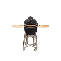 Keraminė kepsninė Kamado Nordgarden 18" 45 cm, juoda kaina ir informacija | Kepsninės, griliai | pigu.lt