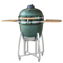 Керамический гриль Kamado Nordgarden 21" 53 cm, зеленый цена и информация | Грили | pigu.lt