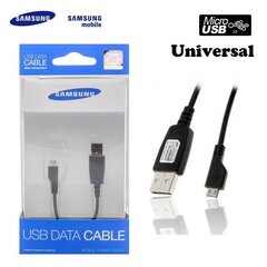 Samsung APCBU10BBECSTD Универсальный USB 2.0 to Micro USB кабель данных и зарядки 0.75m (EU Blister) цена и информация | Кабели для телефонов | pigu.lt