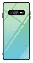 Чехол на заднюю панель Evelatus Samsung A20 Gradient Glass Case 6 Lagoon цена и информация | Чехлы для телефонов | pigu.lt