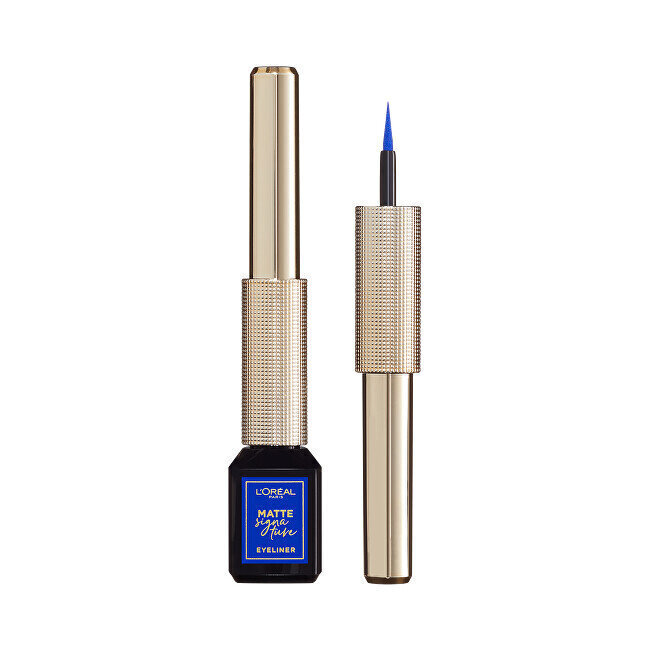 Akių kontūras L'Oreal Paris Matte Signature, 3 ml, 02 Blue Signature цена и информация | Akių šešėliai, pieštukai, blakstienų tušai, serumai | pigu.lt