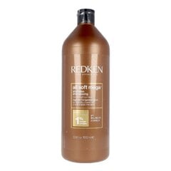 Maitinantis šampūnas Redken All Soft Mega, 1 l kaina ir informacija | Šampūnai | pigu.lt