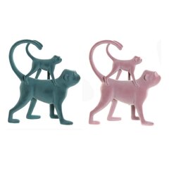 Statulėlė DKD Home Decor Beždžionė, 22.5x8x27.5 cm, 2 vnt. kaina ir informacija | Interjero detalės | pigu.lt