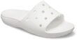 Crocs moteriškos šlepetės Classic Slide W 206121 100, baltos kaina ir informacija | Šlepetės moterims | pigu.lt