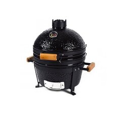 Keraminė kepsninė Kamado Nordgarden 16" 40 cm, juoda kaina ir informacija | Kamado Nordgarden Sportas, laisvalaikis, turizmas | pigu.lt