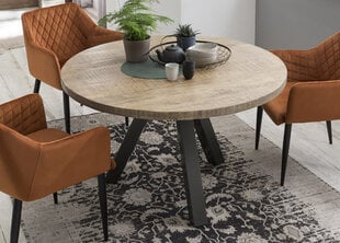 Обеденный стол Tische Ø120, серый цена и информация | Кухонные и обеденные столы | pigu.lt