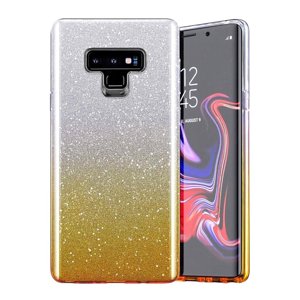 Bling telefono dėklas, skirtas Samsung Galaxy A12, auksinis цена и информация | Telefono dėklai | pigu.lt