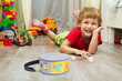 Medinis žaislinis būgnas Small Foot kaina ir informacija | Lavinamieji žaislai | pigu.lt