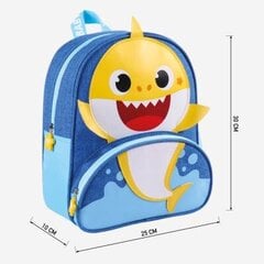 Школьная сумка Baby Shark blue, 25,5 x 30 x 10 см цена и информация | Школьные рюкзаки, спортивные сумки | pigu.lt