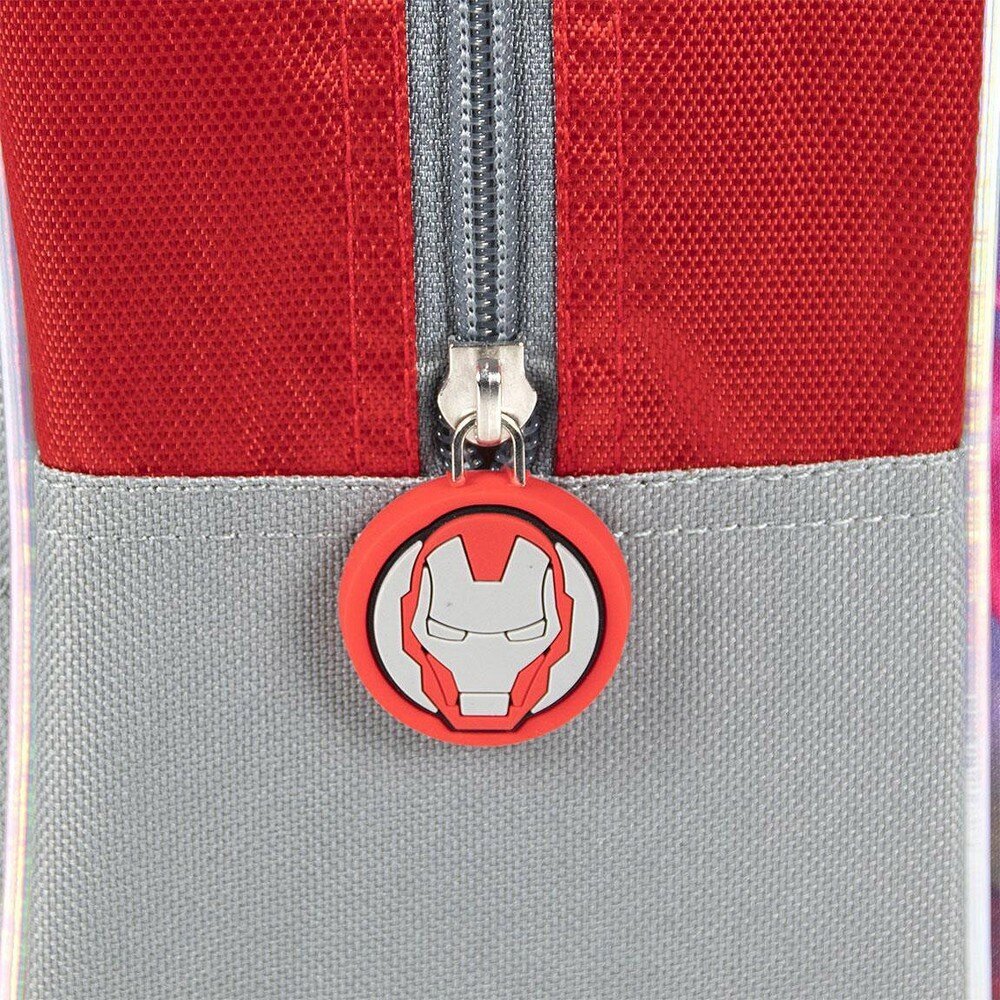 Mokyklinis krepšys The Avengers 3D, 25 x 31 x 1 cm., raudona kaina ir informacija | Kuprinės mokyklai, sportiniai maišeliai | pigu.lt