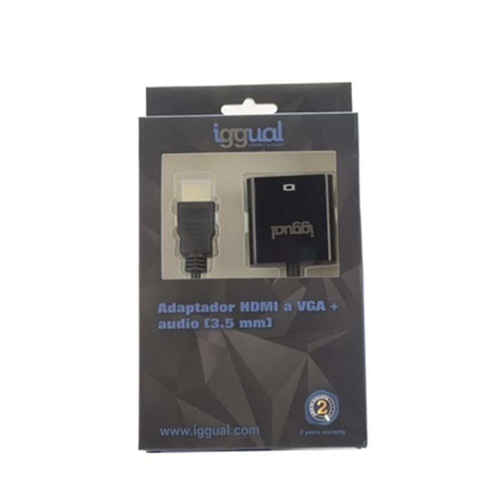 HDMI kabelis Iggual IGG317303, 0.2m цена и информация | Adapteriai, USB šakotuvai | pigu.lt