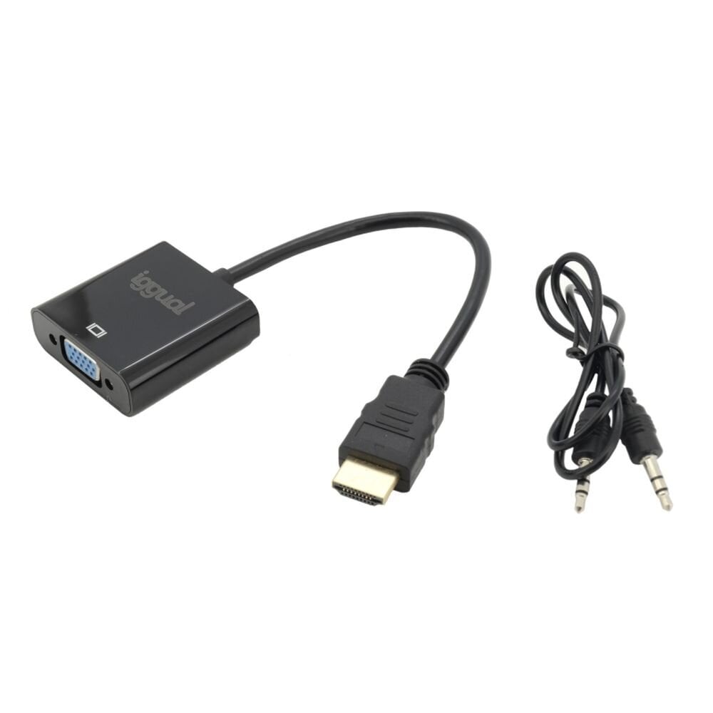 HDMI kabelis Iggual IGG317303, 0.2m kaina ir informacija | Adapteriai, USB šakotuvai | pigu.lt