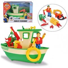 Simba Firefighter Sam Fishing Boat Charlie Cutters Аксессуары цена и информация | Игрушки для мальчиков | pigu.lt